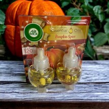 Air Wick Plug in Scented Oil 2 Refills, Pumpkin Spice, 0.67 Fl Oz  Limited - $14.75