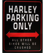 Harley Parking Only Metal Sign - £27.42 GBP