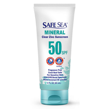 Zinc Oxide Sunscreen SPF50 | Clear Mineral Face Sunscreen without White Cast | A - $24.30