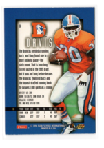 1996 Fleer Ultra Sensations Terrell Davis Blue #30 Denver Broncos NFL HOF EX - £1.39 GBP