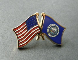 New Hampshire Us State Flag Lapel Pin Badge 7/8 Inch - £4.35 GBP