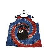 VINTAGE Stussy Tie Dye Logo Tank Top Shirt Mens Large Colorful Sleeveless - $47.45