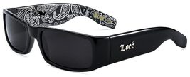 LOCS Sunglasses Hardcore Black 0103 - £11.67 GBP
