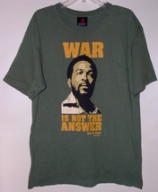 Marvin Gaye T Shirt War Is Not The Answer Zion Rootswear Vintage 2000 Si... - £86.04 GBP