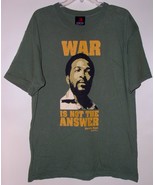 Marvin Gaye T Shirt War Is Not The Answer Zion Rootswear Vintage 2000 Si... - $150.43 CAD