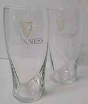 Guinness Pint Glasses Set of 2 - 20oz Tulip Glassware Harp M20 Man Cave Home Pub - £18.60 GBP