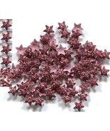 GLITTER STARS Rhinestuds iron-on hot-fix 5mm  RED   2 Gross 288 Pieces - $6.68