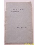 A Practical Possum, T.S. Eliot, Very Rare Limited First Printing of 80 r... - $4,819.89 CAD