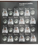 FIRST First Moon Landing July 20 1969 - 2019 USPS 24 Forever Stamps Sheet - £16.82 GBP