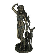 Artemis Goddess of Hunting and Wilderness Bronze Finished Statue - £70.06 GBP