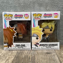 Funko Pop Lot Of 2 Boruto Uzumaki Cho-Cho (671, 1037) - $6.64