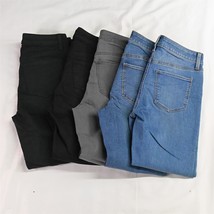 Lot of 5 Talbots 4P Flawless 5 Pocket Slim Ankle Black Gray Blue Womens Jeans - £47.25 GBP