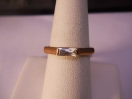 Copper Ring with With Cubic Zirconia Size 8.5   #FJW518 - £15.54 GBP