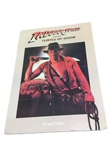 Indiana Jones Temple Doom Movie Sign Poster Lobby Card 32X22 Trust Him T... - $168.25