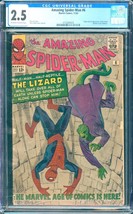 Amazing Spider-Man #6 (1963) CGC 2.5 -- O/w to white; 1st &amp; origin of Lizard - £693.37 GBP