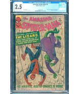 Amazing Spider-Man #6 (1963) CGC 2.5 -- O/w to white; 1st &amp; origin of Li... - £691.67 GBP