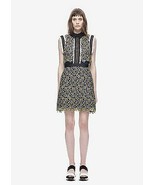 NWT Self-Portrait Eleina Sculpted Daisy Guipure Dress UK 8 US 4 - $269.50