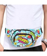 Comic Shouts Out Style Fanny Pack Bumbag Waist Bag with 3 Compartment - $51.61 CAD