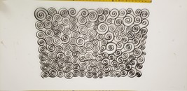 Wine Barrel Swirl Wall Art - Kodre - Made of Hand Curved Wine Barrel Rings - £319.67 GBP