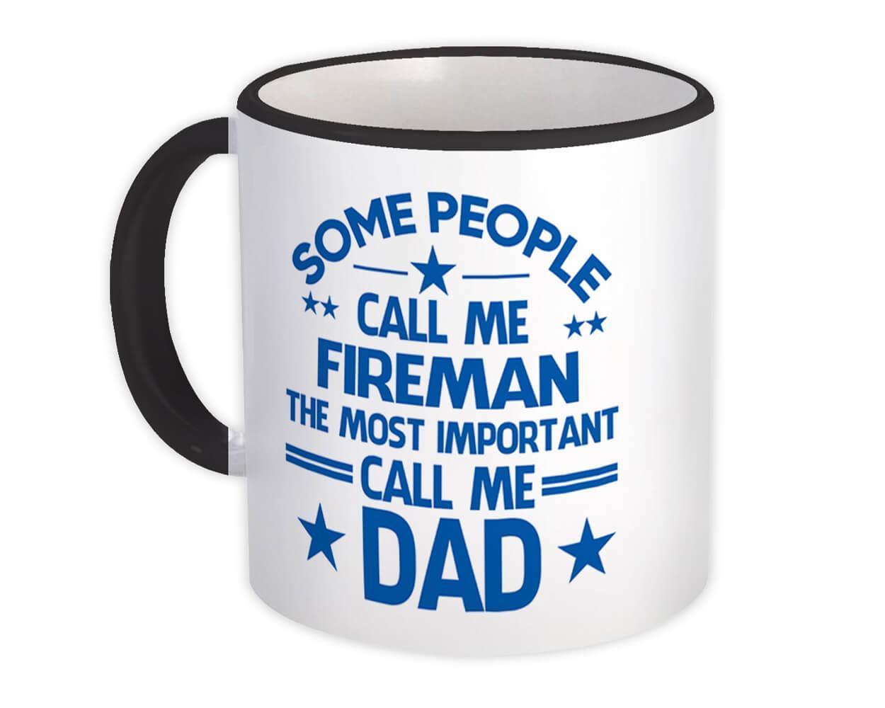 FIREMAN Dad : Gift Mug Important People Family Fathers Day Item image 2