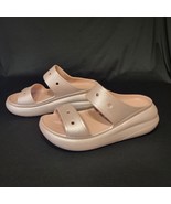 Crocs Classic Mega Crush Sandal Pale Pink Men&#39;s 10 , Women&#39;s 12 Shimmer ... - $106.71 CAD