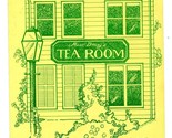 Miss Daisy&#39;s Tea Room Menu Carter&#39;s Court Franklin Tennessee 1981 - $23.76