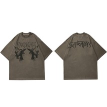 Op streetwear oversize t shirt 2022 men angel dark print tshirt harajuku cotton loose t thumb200