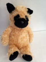 Aurora Peek A Boo Pug Plush Stuffed Animal Puppy Dog Magnet Paws Tan Black - £13.98 GBP