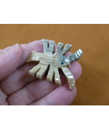(Y-LOB-10) tan Lobster marine shellfish stone carving SOAPSTONE love ME ... - $163.26 MXN