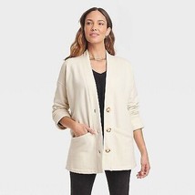 Women&#39;s Long Sleeve Fleece Jacket - Knox Rose Cream L - £18.86 GBP