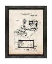 Case For Motion-picture Projectors Patent Print Old Look with Beveled Wood Frame - £19.94 GBP+