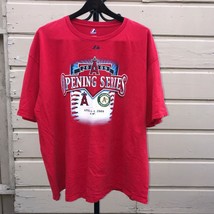 2009 Angels A&#39;s Opening Series Red T-Shirt 2XL April 6-9 - £11.01 GBP