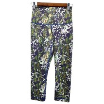 Lululemon Wunder Under II Floral Dot Crop Roll Down Leggings Activewear ... - £38.59 GBP