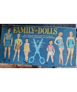 Vintage family of paper dolls from the 1960s #4574 Western Printing - £22.80 GBP