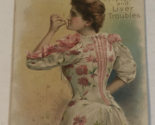 Ayers Pills  Victorian Trade Card Lowell Massachusetts VTC3 - $12.86