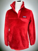 Patagonia Re-Tool Polartec burgundy red pullover kangaroo pouch top size... - £34.67 GBP