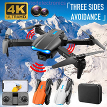 Professional 4K GPS Drone HD Dual Camera Drones 5G WiFi FPV Foldable Quadcopter - £27.16 GBP