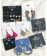 LOT EARRINGS GUESS SIMPLY VERA WANG LAUREN CONRAD EARICA LYONS NWT 19 PAIR - €28,10 EUR