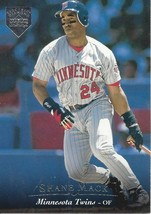 1995 Upper Deck Electric Diamond Silver Shane Mack 190 Twins - £0.79 GBP