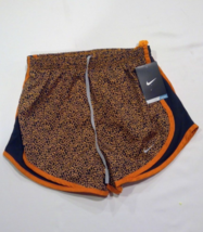Nike  Women&#39;s Sz XS Orange /Black Dri-Fit Dry Lined  Running Shorts - £14.15 GBP
