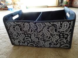 Storage Bin - Fabric Foldable/Collapsible 2 Cube - £15.89 GBP