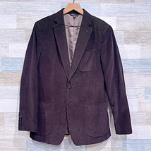 Banana Republic Slim Corduroy Sport Coat Brown 1883 Pontoglio Cotton Mens 40R - $138.59