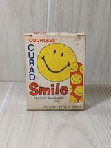 Curad smile Vintage bandages in worn, discolored box ONLY 9 bandages - $4.94