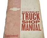 1965 Chevrolet Pickup Truck Manual Factory Shop Service Repair Book Supp... - £13.90 GBP