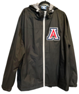 polar quality black jacket removable hood University of Arizona patch me... - $26.84
