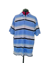Gap Classic Fit Polo Shirt Multicolor Men Size XL Side Split Striped - £12.85 GBP