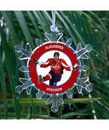 Washington Capitals Alex Ovechkin Snowflake Lit Holiday Christmas Tree O... - £12.99 GBP