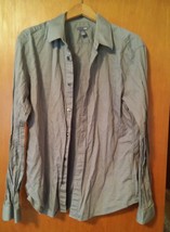 000 Men&#39;s XL Used H&amp;M Long Sleeve Button Front Dress Shirt - $7.99