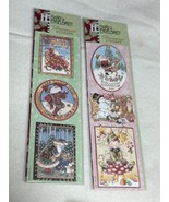 VTG Mary Engelbreit Christmas Dimensional Stickers Scrapbooking 6 Sticke... - $11.88