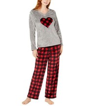 allbrand365 designer Womens Sleepwear Plush Fleece Pajama Set, Large - £27.46 GBP